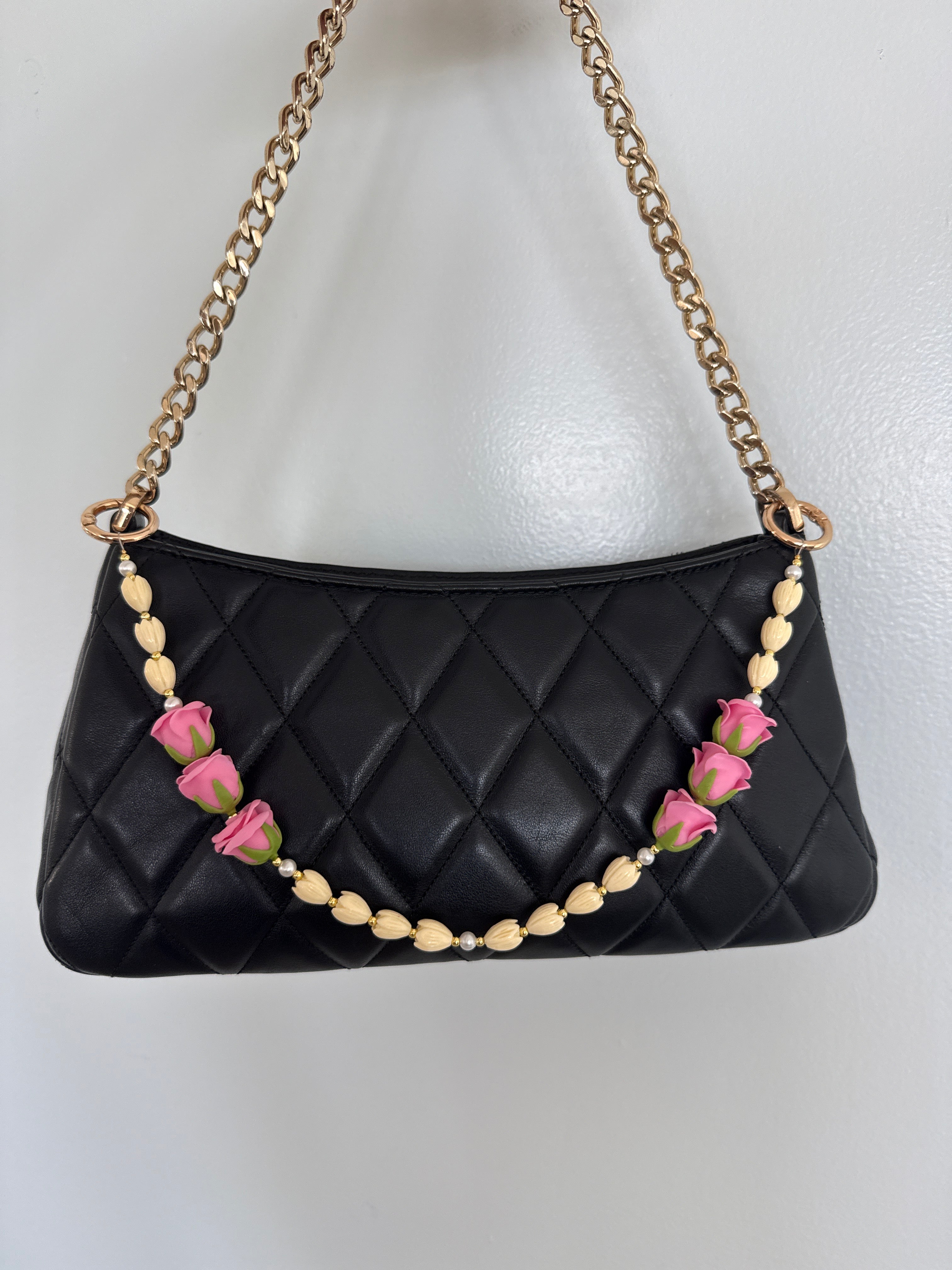 Pink Lokelani with Ivory Pikake