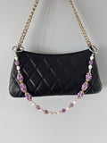 XL Purple Pua Kalaunu with White and Purple Pikake
