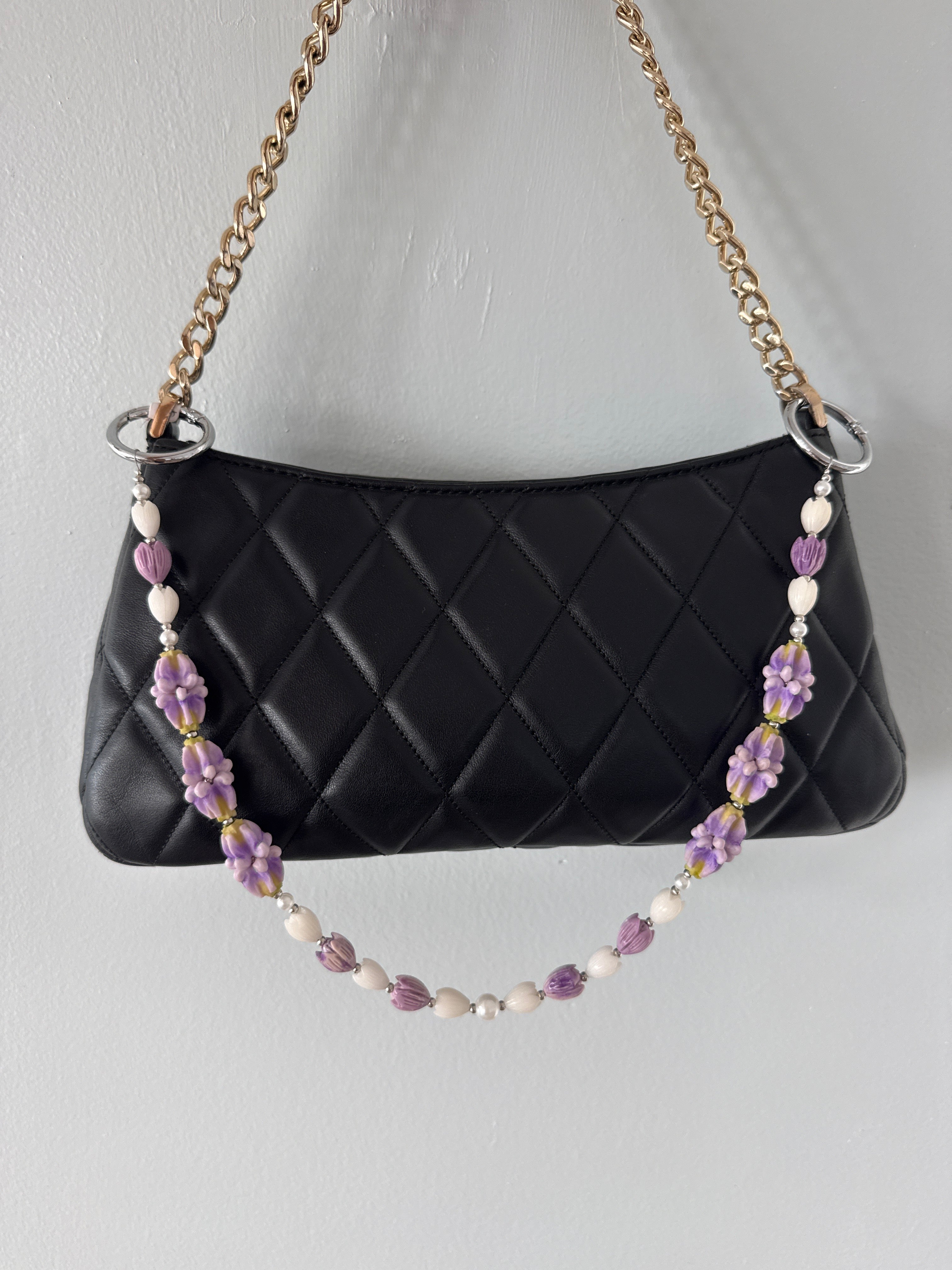 XL Purple Pua Kalaunu with White and Purple Pikake