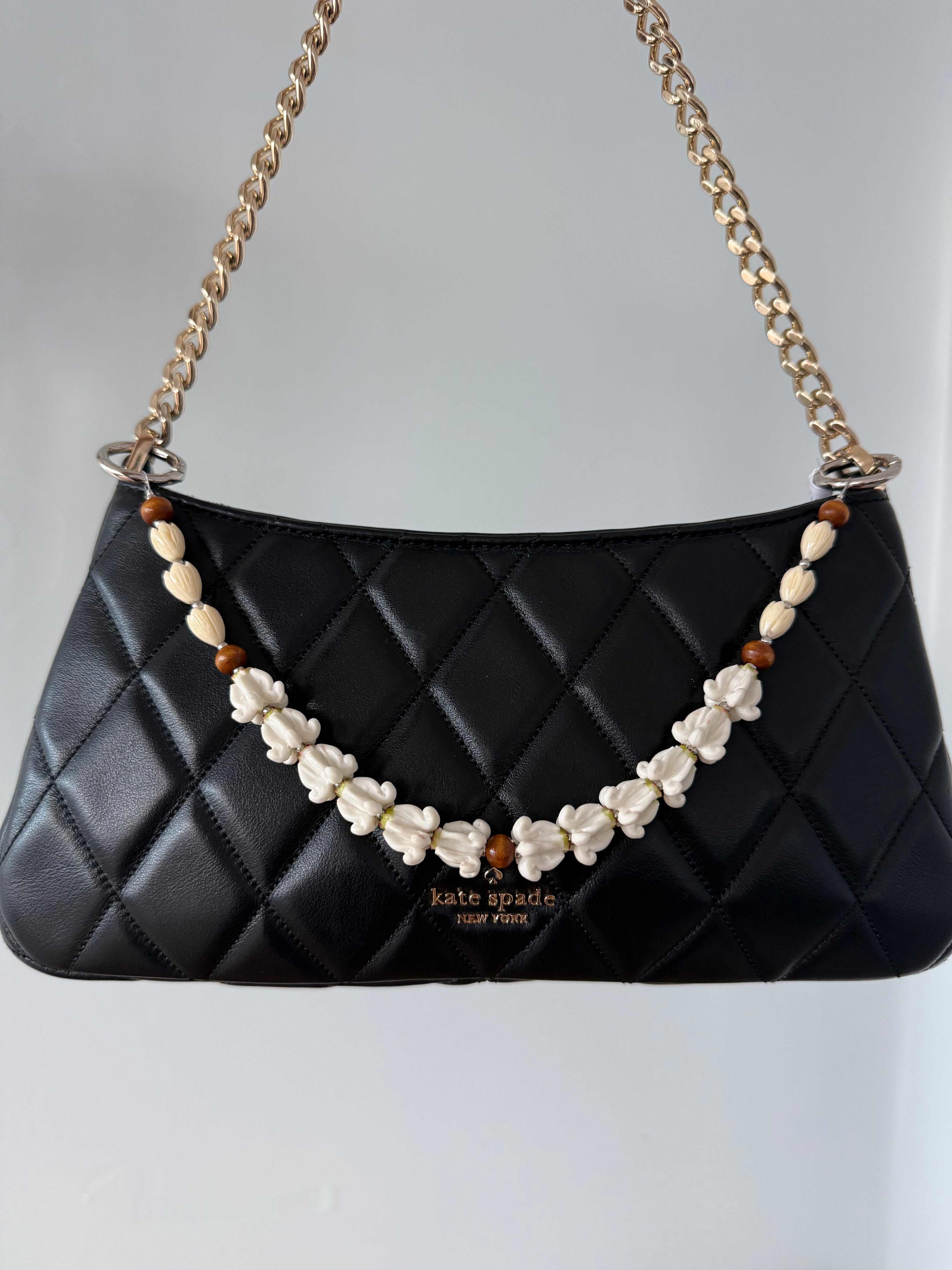 White Pua Kalaunu with Pikake (Silver Finish)