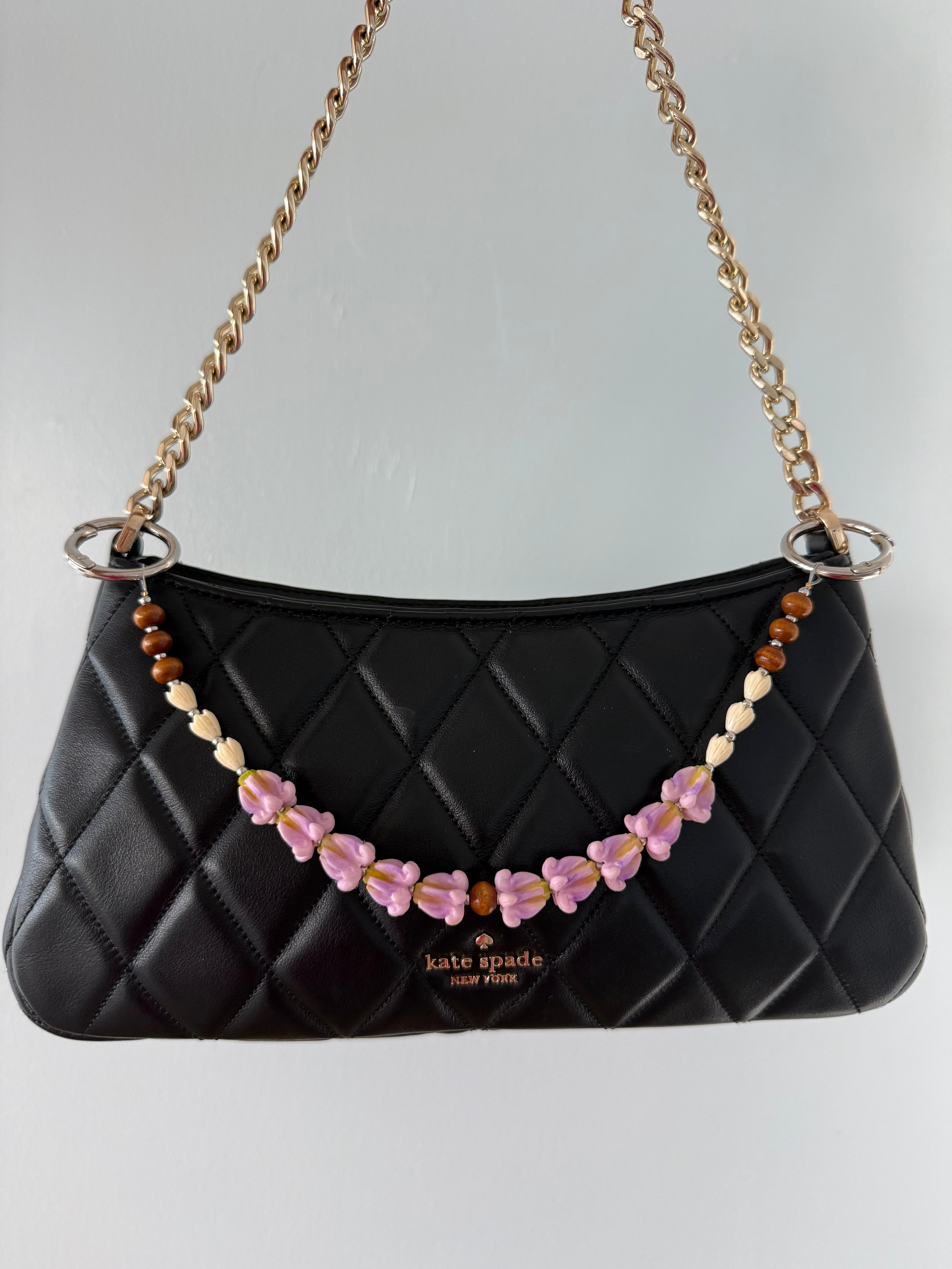 Purple Kalaunu with Pikake (Silver Finish)